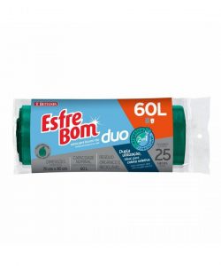 EsfreBom Sacos para Lixo Duo 60L