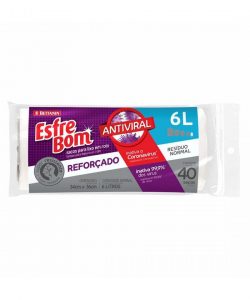 EsfreBom Sacos para Lixo Antiviral 6L