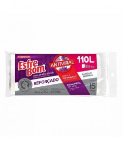 EsfreBom Sacos para Lixo Antiviral 110L