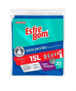 EsfreBom Sacos para Lixo Almofada 15L