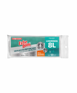 EsfreBom Sacos para Lixo Pia e Banheiro 8L