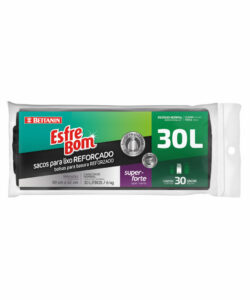EsfreBom Sacos para Lixo Preto Rolo 30L