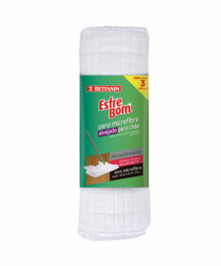 EsfreBom Pano Microfibra Alvejado para Chão com 3 Un